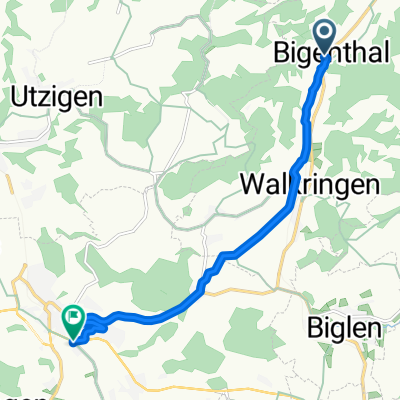 Küebiweg, Bigenthal nach Richigenstrasse, Worb