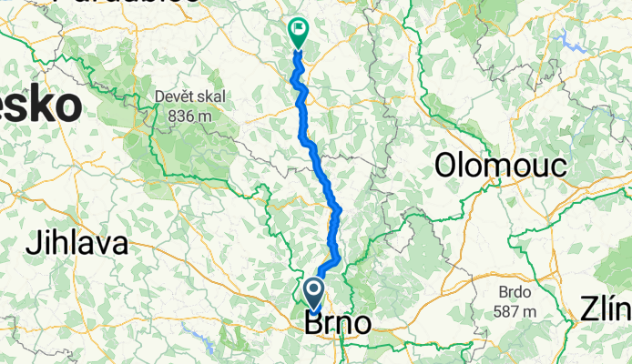 Mokrá Hora - Česká Třebová