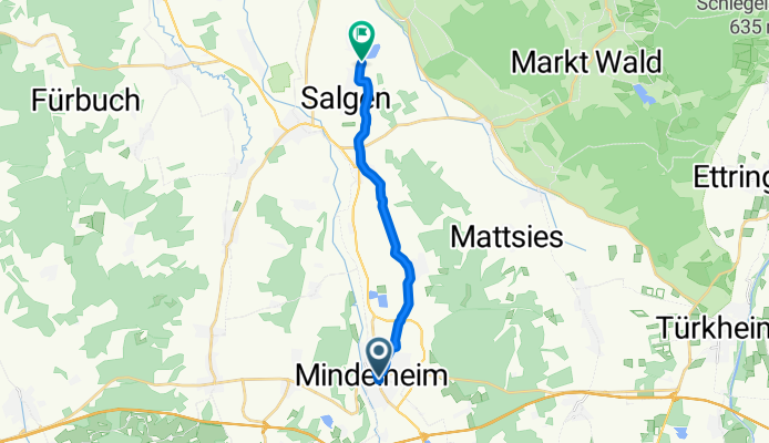 Bad Wörishofer Straße nach Loheweg