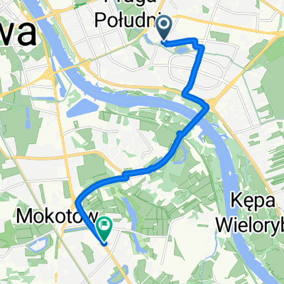Poligonowa, Warszawa do Powsińska, Warszawa