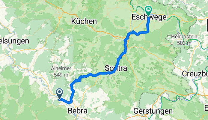 Rotenburg an der Fulda bis Eschwege