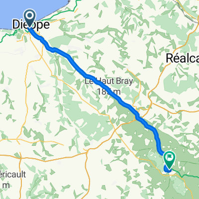 From Dieppe to Forges-les-Eaux