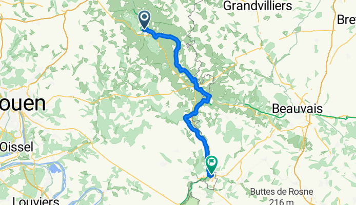 From Forges-les-Eaux to Gisors