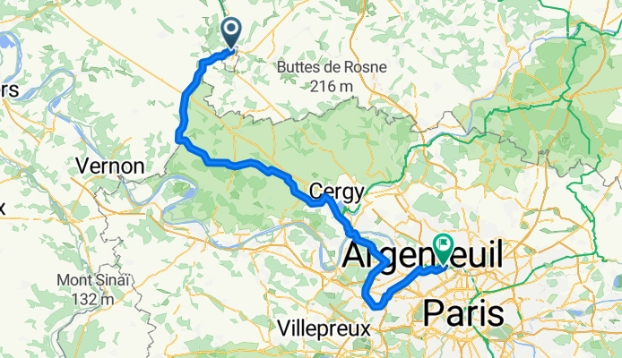 From Gisors to Gennevilliers