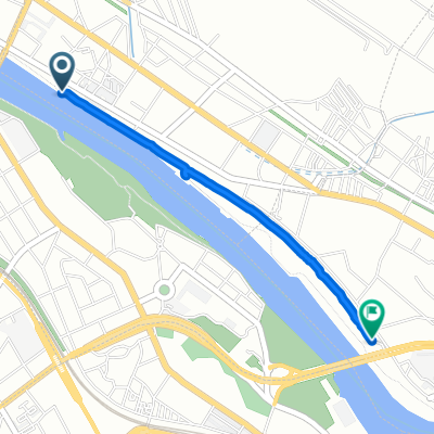 아양교에서 우방강촌마을