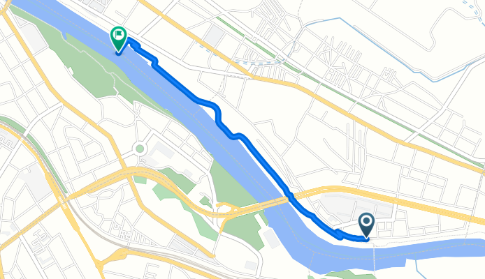 할미집에서 아양교까지