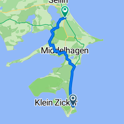 Strandstraße, Mönchgut nach Strandstraße, Baabe
