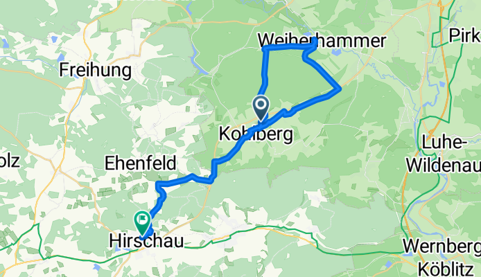Von Kohlberg über Weiherhammer bis Hirschau