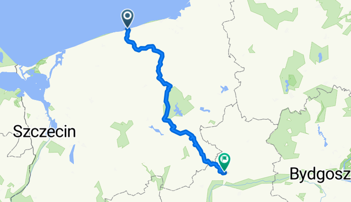 Trasa Piła-Kołobrzeg mi