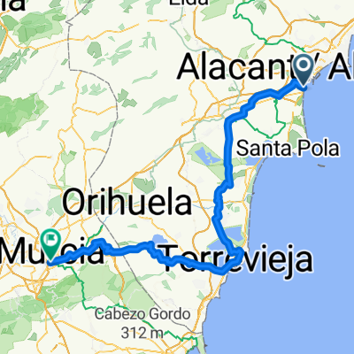 26/02 From Alicante to Murcia