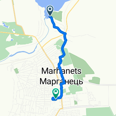 Маршрут в Курчатова вулиця