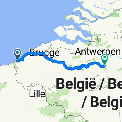 strandlaan 359, Koksijde naar Heivelden, Sint-Katelijne-Waver