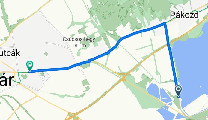 6213-as mellékút, Pákozd - Dolovai sor, Székesfehérvár