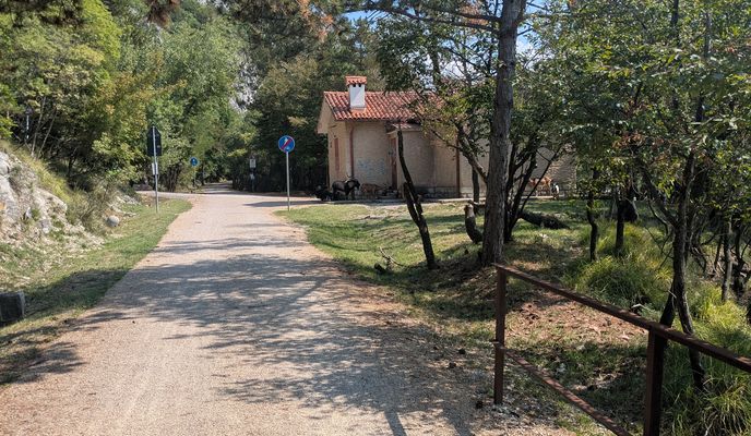 Photo 1 of the Bikemap route "San Giuseppe Della Chiusa nach Ciclopedonale Giordano Cottur"