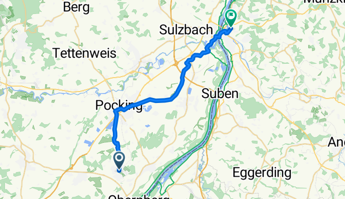 Thermalbadstraße, Bad Füssing nach Bahnhofstraße, Schärding