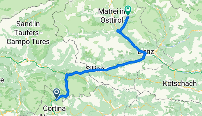 Cortina d'Ampezzo - Matrei in Osttirol