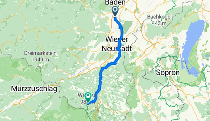 Kottingbrunn - Mönichkirchen