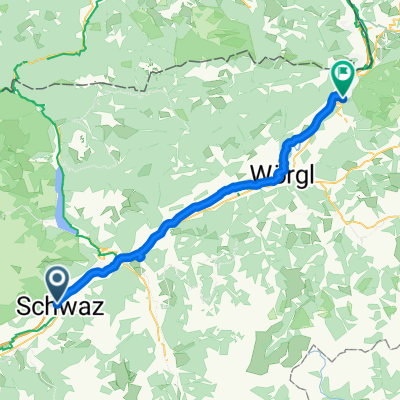 Bahnhofstraße, Schwaz nach Weissachstraße, Kufstein