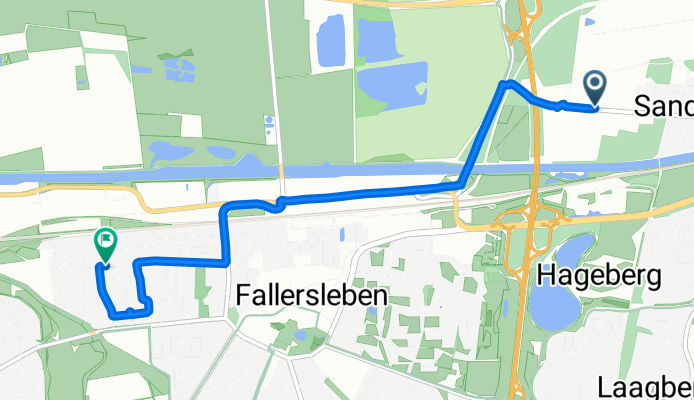 Stellfelder Straße, Wolfsburg nach Helgolandstraße, Wolfsburg