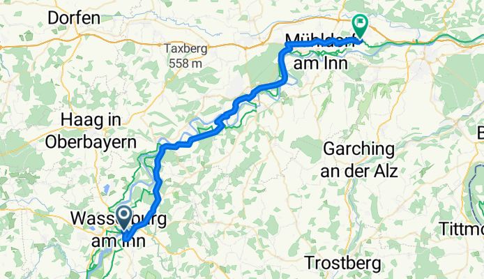 Im Hag, Wasserburg am Inn nach Hauptstraße, Töging am Inn