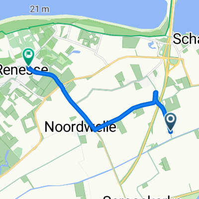 Schelpweg nach Lange Reke