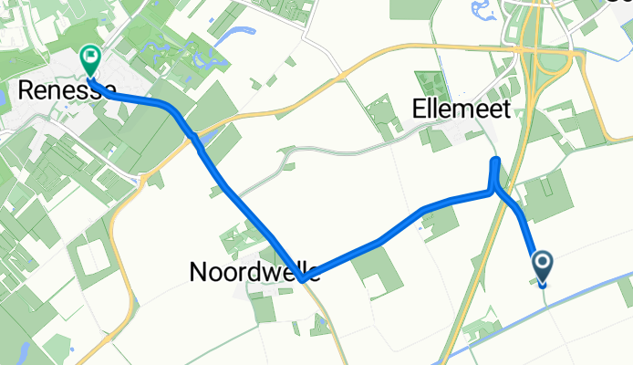 Schelpweg nach Lange Reke