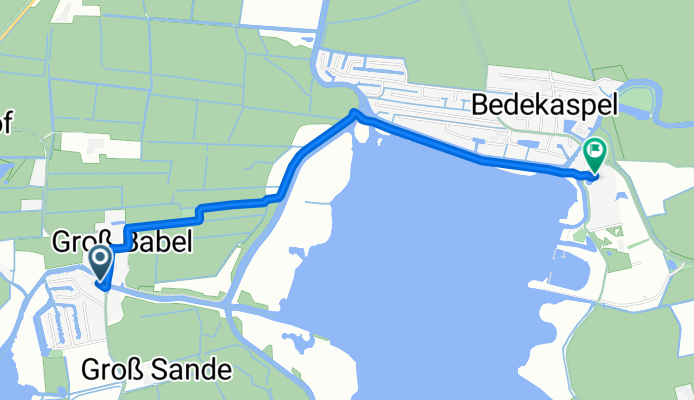 2) Bootshaus zum  Großen Meer