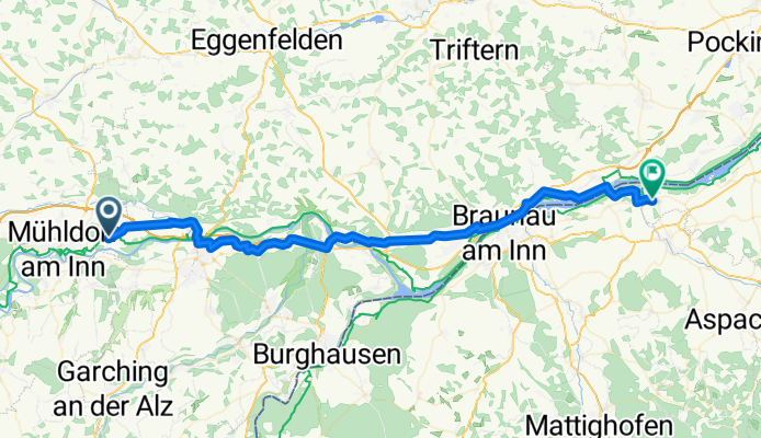 Mühldorfer Straße, Töging am Inn nach Mühlheim am Inn