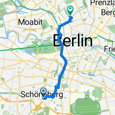 Euref-Campus, Berlin nach Theodor-Heuss-Weg, Berlin