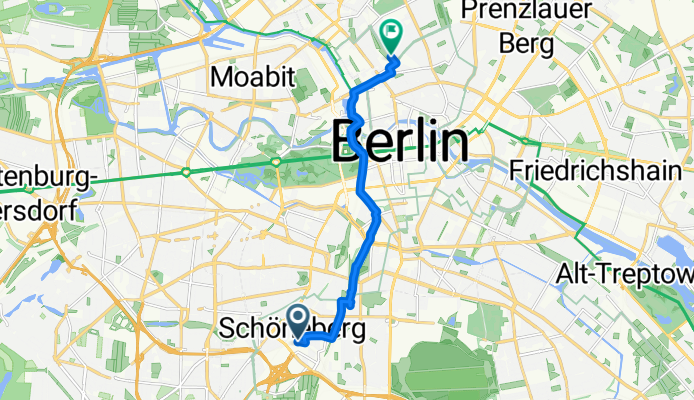 Euref-Campus, Berlin nach Theodor-Heuss-Weg, Berlin