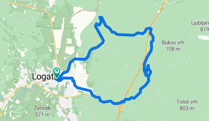 Route in Logatec