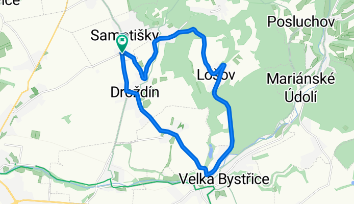 Trasa MCR v silnicni cyklistice