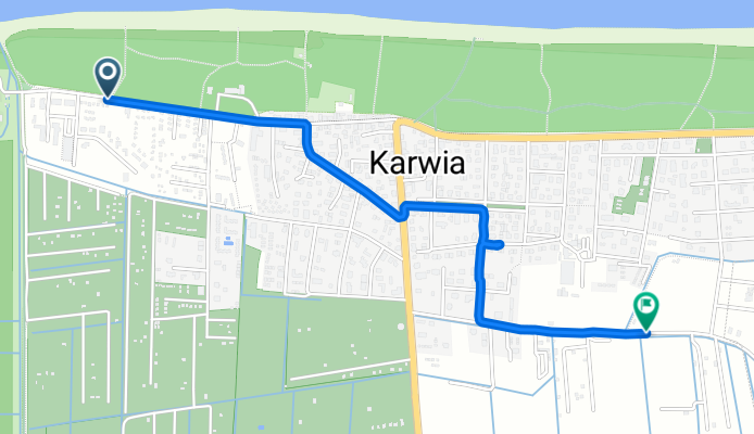 Wojska Polskiego, Karwia do Ekologiczna, Karwia