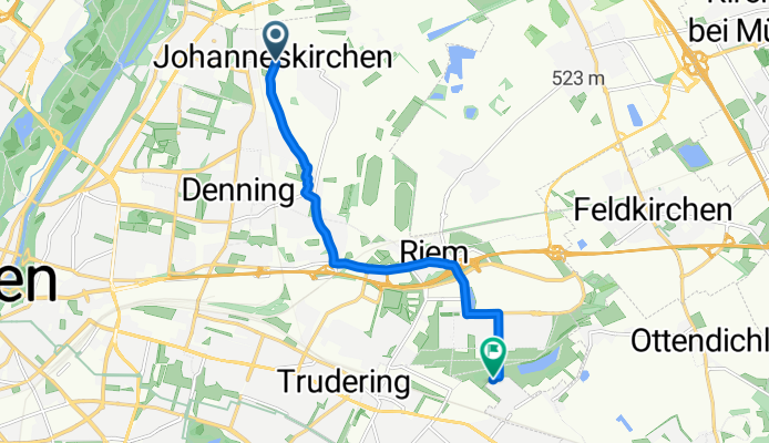 Von Johanneskirchen nach Gronsdorf