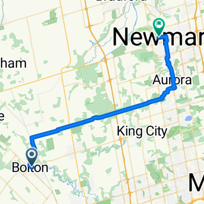 Downtown, Caledon to Woodspring Ave, Newmarket