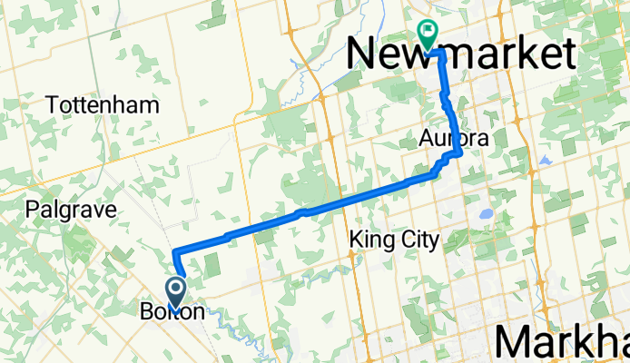 Downtown, Caledon to Woodspring Ave, Newmarket