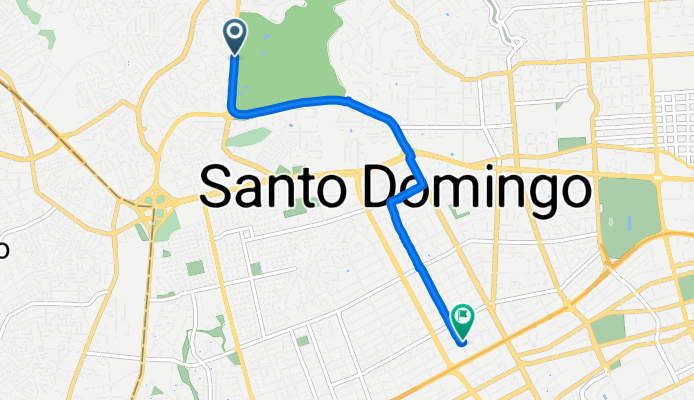 Ruta a Calle Juan Baron Fajardo