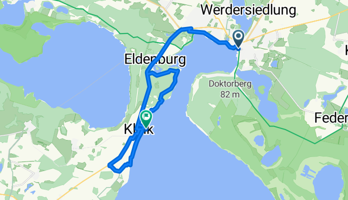 Müritzstraße, Waren (Müritz) nach Hafenstraße, Klink