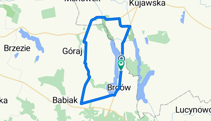 W Jagiełły, Brdów do W Jagiełły, Brdów