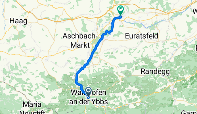 From Waidhofen an der Ybbs to Amstetten