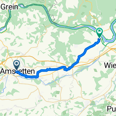 From Amstetten to Ybbs an der Donau