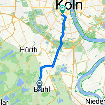 Balthasar-Neumann-Platz, Brühl nach Trierer Straße, Köln