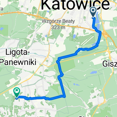 I Paderewskiego, Katowice do Orla, Katowice