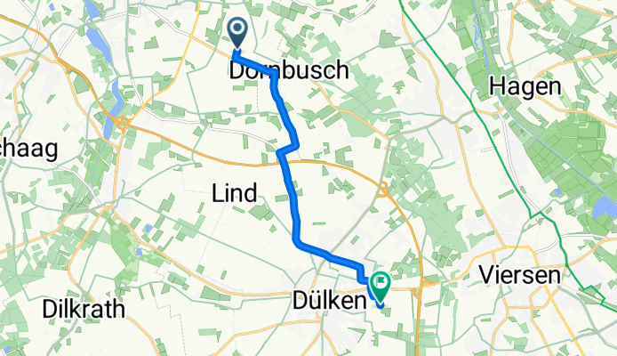 Bocholt, Nettetal nach Heesstraße, Viersen