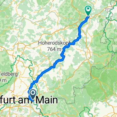 Frankfurt- Bad Hersfeld Variante / Etappe 1