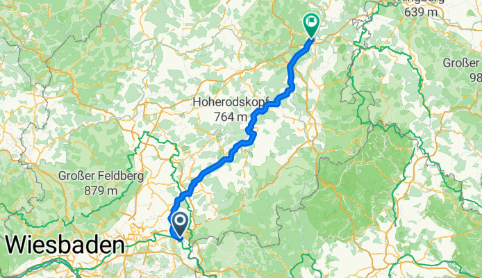 Frankfurt- Bad Hersfeld Variante / Etappe 1