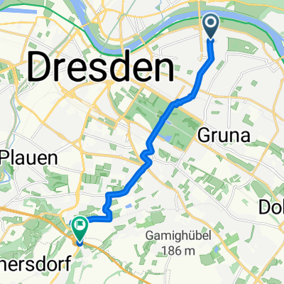 Fetscherstraße nach Nöthnitzer Hang