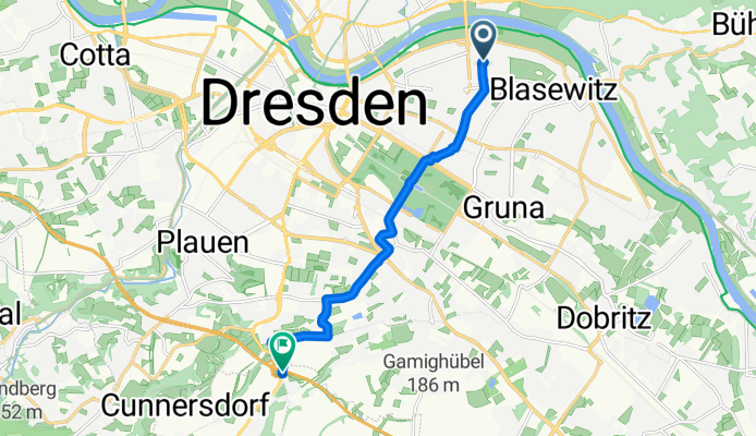 Fetscherstraße nach Nöthnitzer Hang