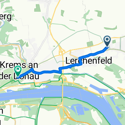 Oberer Mitterweg, Rohrendorf nach Heinemannstraße, Krems an der Donau