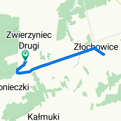 Zwierzyniec Drugi, Opatów do Zwierzyniec Drugi, Opatów